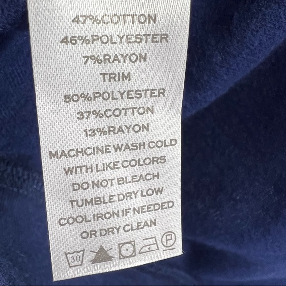 Hill House NWT The All-Gender Teddy Zip-Up in Navy size Medium - Picture 6 of 7